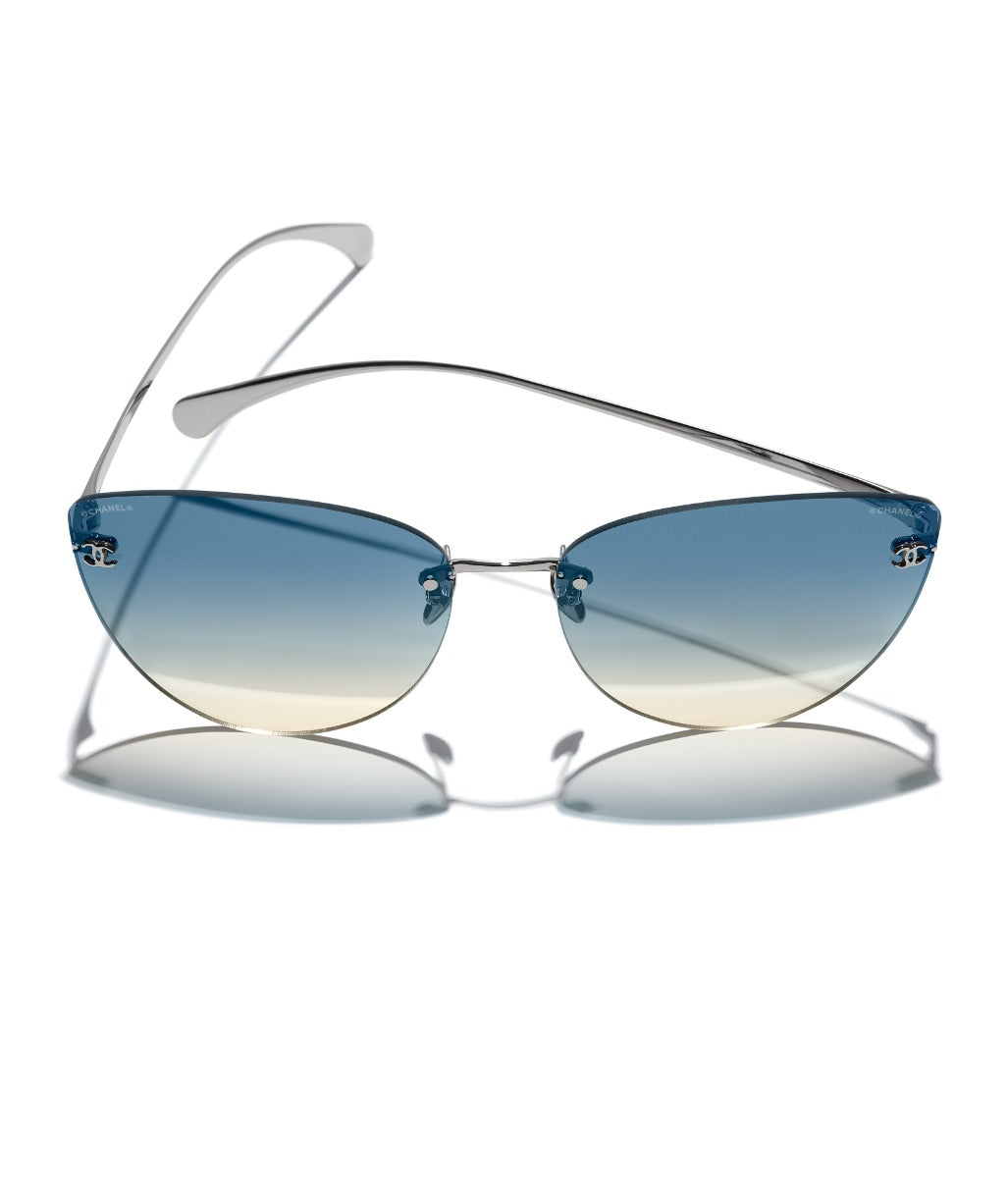 CHANEL 4273T Cat Eye Titanium Sunglasses