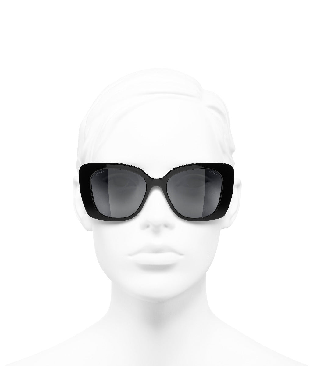 CHANEL 5422B Square Acetate & Strass Sunglasses