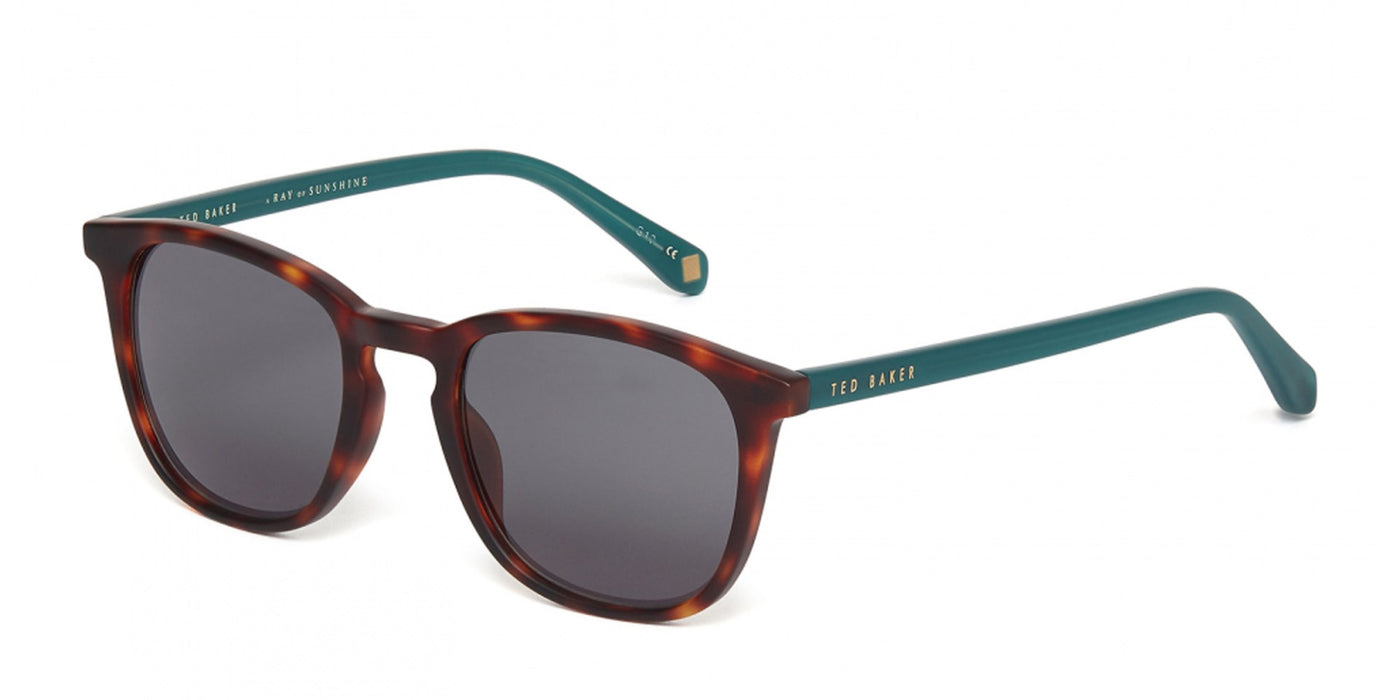 Ted Baker Riggs TB1536 Dark Tortoise/Green #colour_dark-tortoise-green