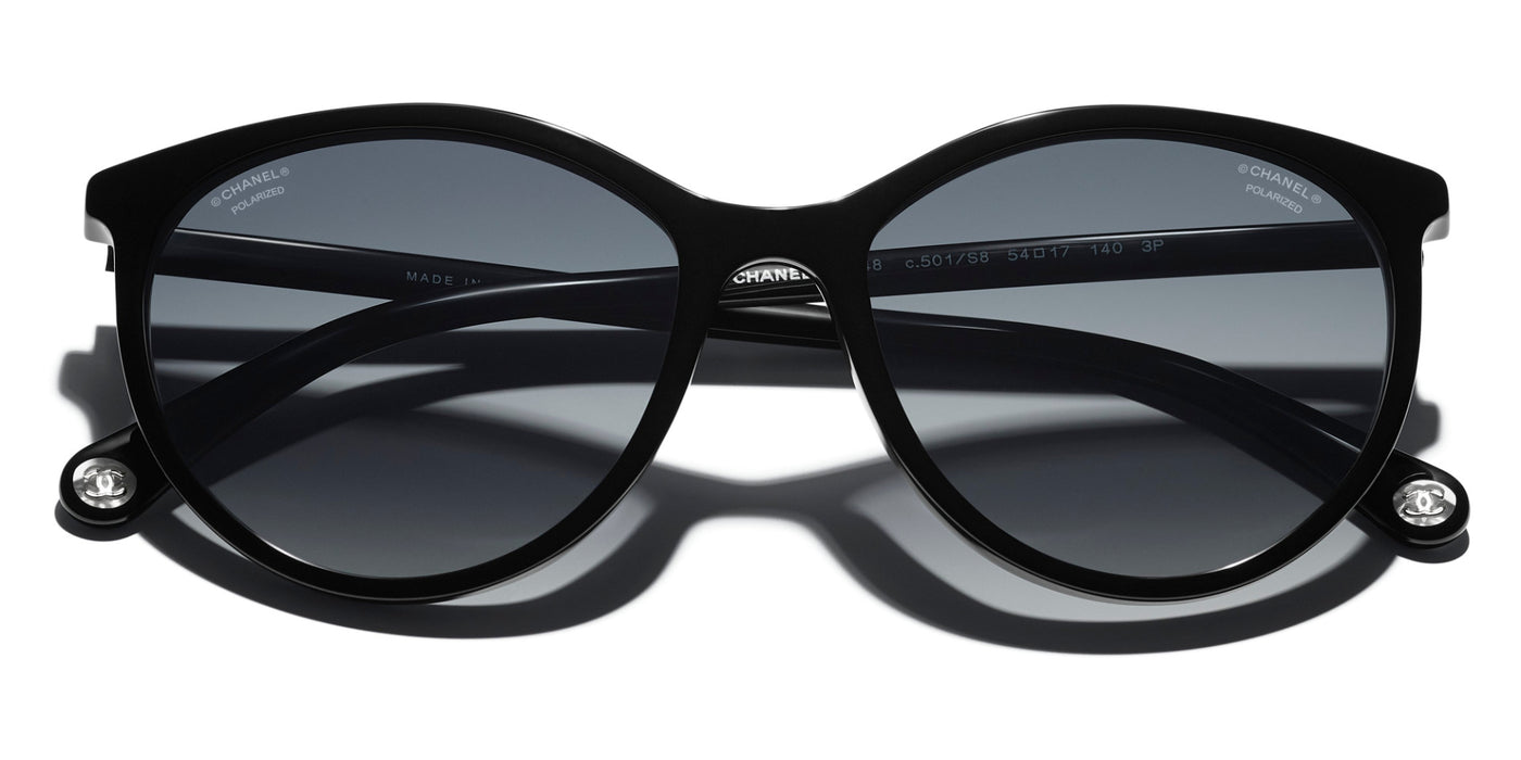 CHANEL 5448 Black/Grey Polarised #colour_black-grey-polarised