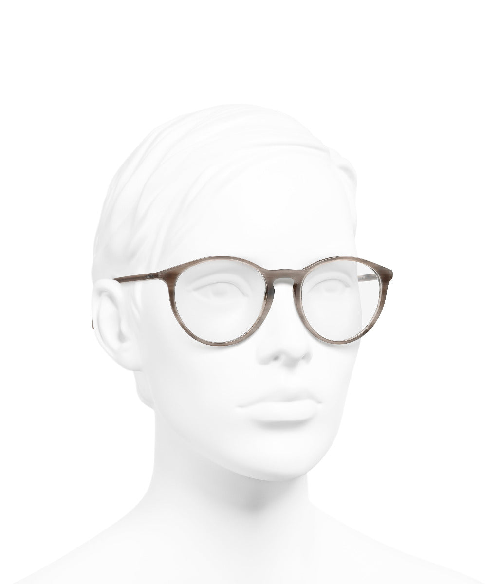 Eyeglasses: Pantos Eyeglasses, acetate — Fashion | CHANEL