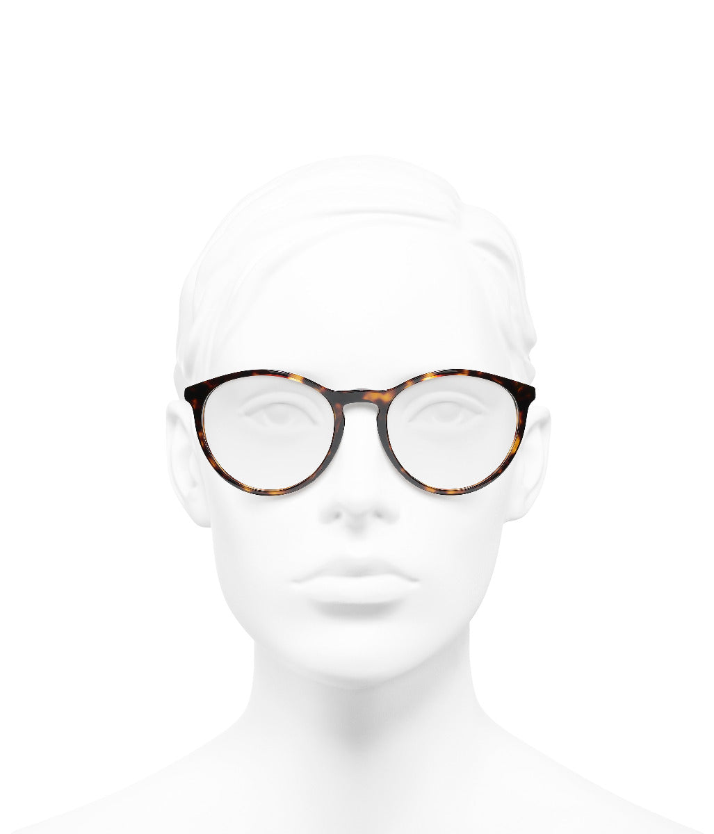 Chanel Pantos Eyeglasses in Natural