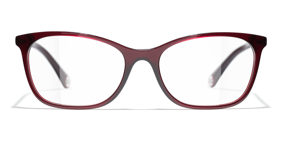 CHANEL 3414 Rectangle Acetate Glasses | Fashion Eyewear US
