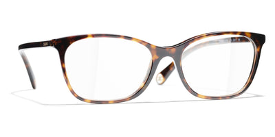 Chanel 3414 Glasses Brown Rectangle Women