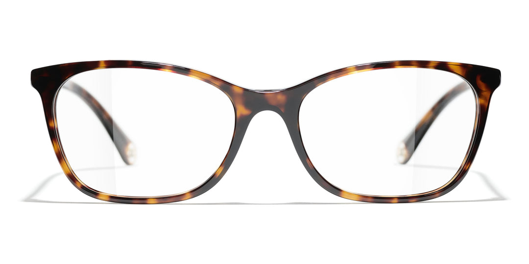CHANEL 3414 Rectangle Acetate Glasses | Fashion Eyewear US