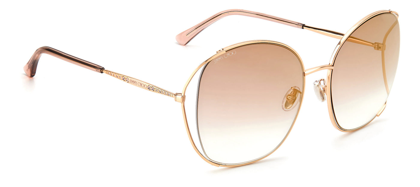 Jimmy Choo Asian Fit TINKA/G/SK Gold/Gold Mirror 1 #colour_gold-gold-mirror-1