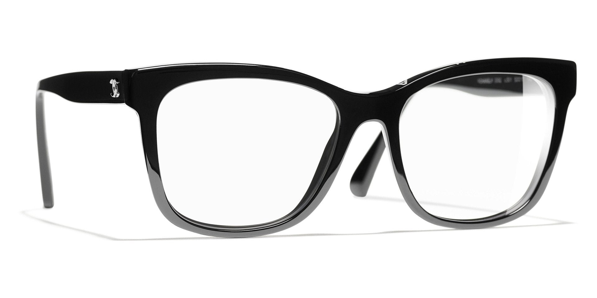 Chanel Square Eyeglasses C501 Black