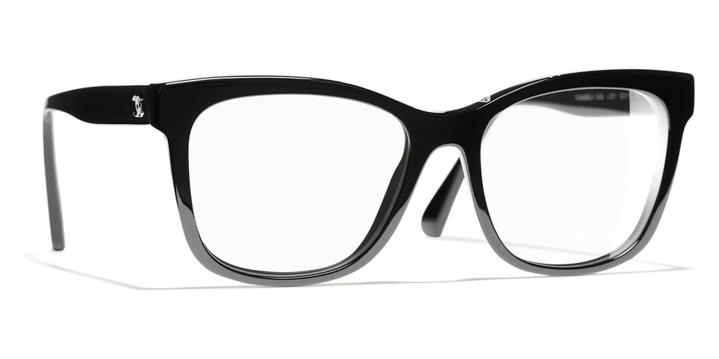Fashion Eyewear - 15% off Dior, Fendi, Loewe, Celine and CHANEL 5 Black Acetate Square Eyeglasses