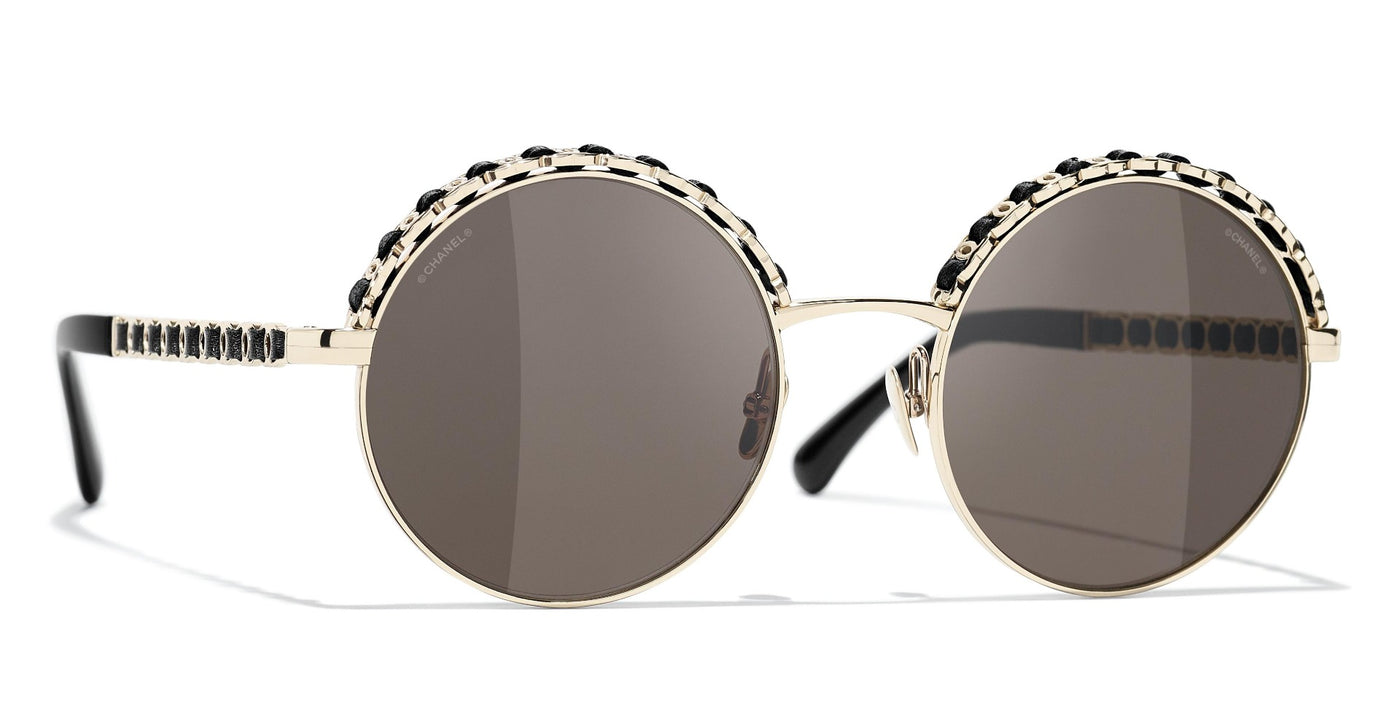 Chanel 4265 C101/S4 Round Sunglasses Black 53mm
