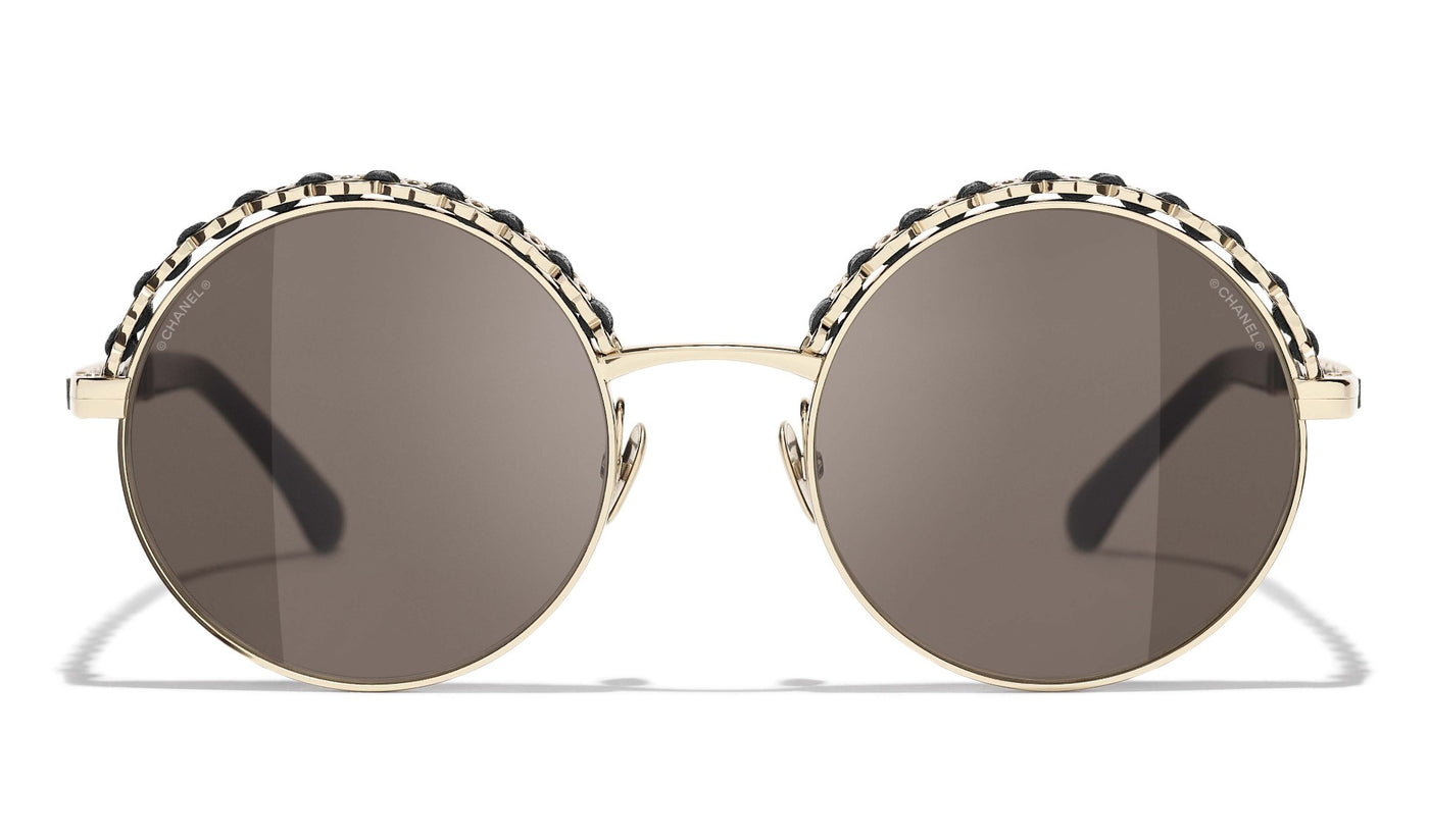 Sunglasses Chanel Gold in Metal - 31826812